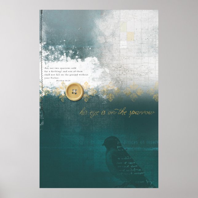 His Eye Is On The Sparrow Poster (Front)