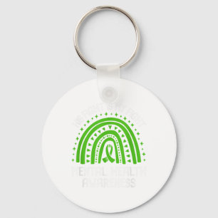 His Fight Is My Fight Mental Health Awareness Keychain