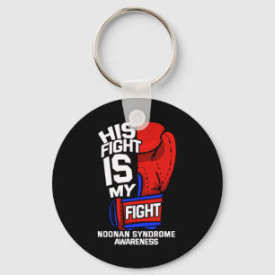 His Fight My Fight Noonan Syndrome Male Turner Ms Keychain