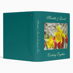 His & Her Name Cooking Together recipes for two Binder