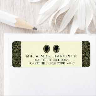 His & Hers Art Deco Silhouette Wedding Collection