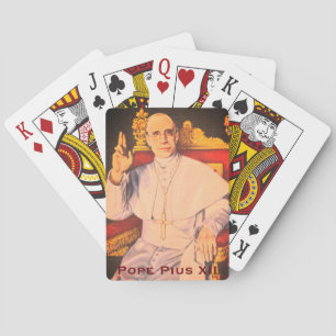 His Holiness Pope Pius XII - Catholic Church Playing Cards