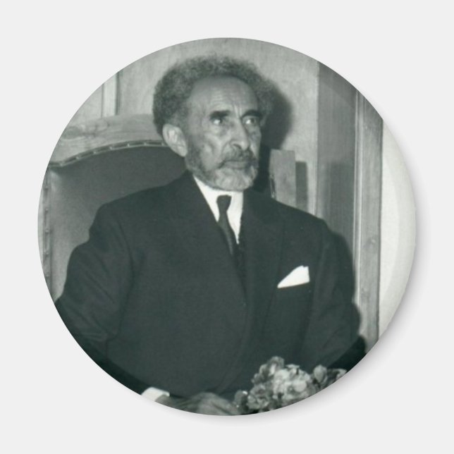 His Imperial Majesty Emperor Haile Selassie I Magnet (Front)