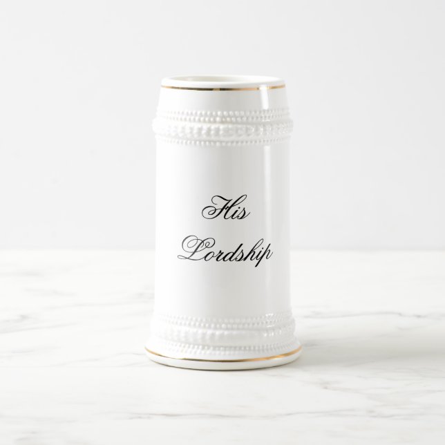 His Lordship Beer Stein (Center)