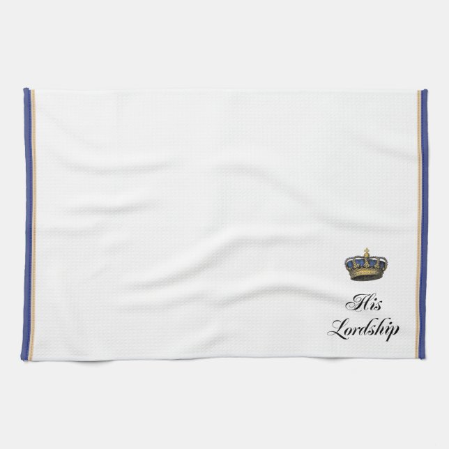 His Lordship Kitchen Towel (Horizontal)