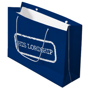 "His Lordship" Large Gift Bag