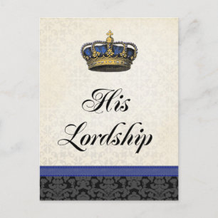 His Lordship Postcard