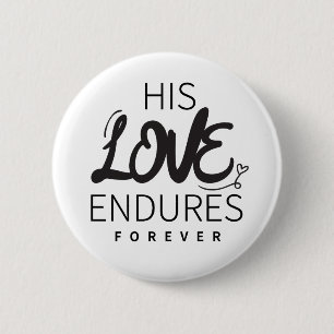 His Love Gospel Graphics Jesus Art God's Oath Scri 2 Inch Round Button