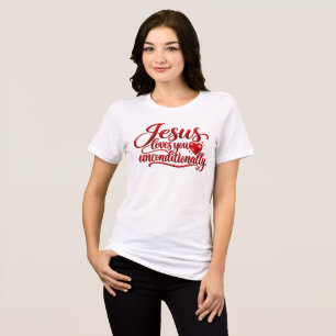 His love is Unconditional Tri-Blend Shirt