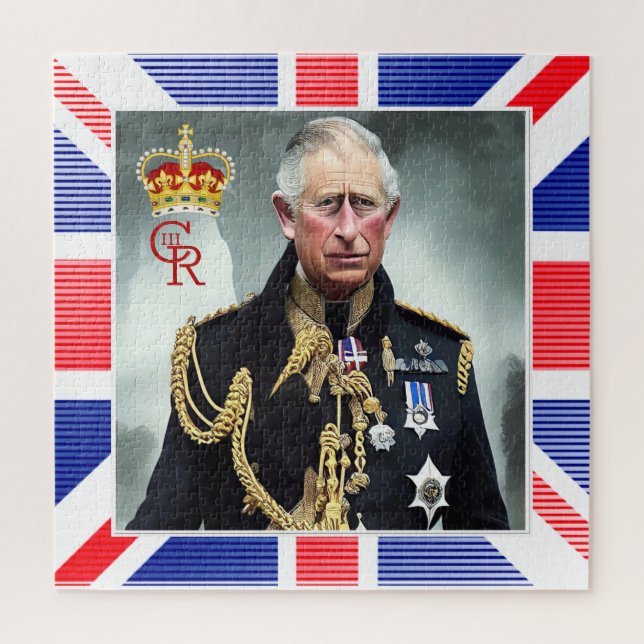 His Majesty King Charles III    Jigsaw Puzzle (Vertical)