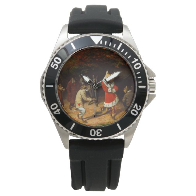 His Majesty Receives (by William Holbrook Beard) Watch (Front)