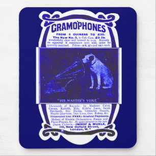 His master's voice ad mouse pad
