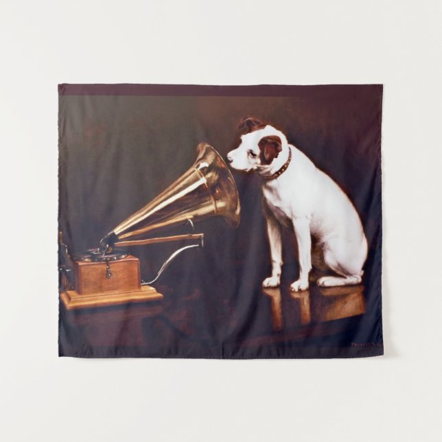 His Master's Voice, Francis Barraud Tapestry (Front (Horizontal))
