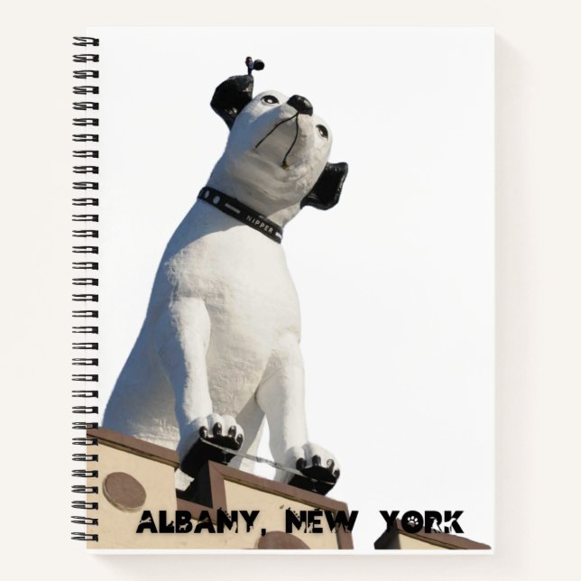 His Master's Voice Nipper Albany, New York Notebook (Front)