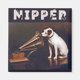 His Master's Voice Nipper the Dog Magnet