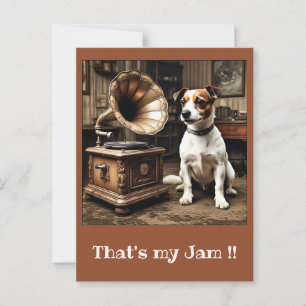 " HIS MASTER'S VOICE " POSTCARD
