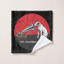 His Master's Voice Red & Black Vintage