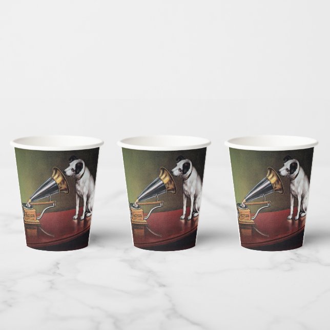 His Master's Voice Vintage Colour Paper Cups (Multi)