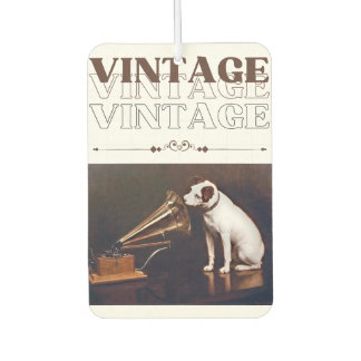 His Master's Voice Vintage Stacked Air Freshener