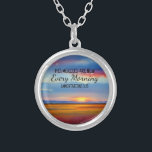 His Mercies Are New Every Morning Round Necklace<br><div class="desc">His Mercies Are New Every Morning Round Necklace.</div>