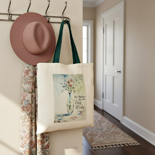 His mercies are new every morning tote bag