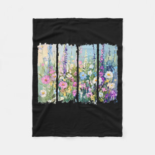 His Mercies Are New Every Morning Wildflower Chris Fleece Blanket