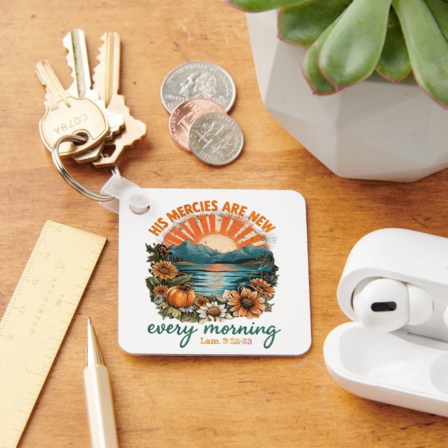 His Mercies Are New...  Keychain (Desk)