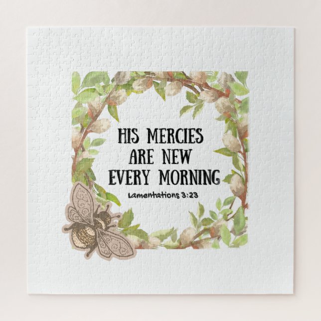 His Mercies  Jigsaw Puzzle (Vertical)