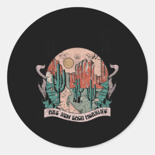 His Mercy Are New Every Morning Christian Design  Classic Round Sticker