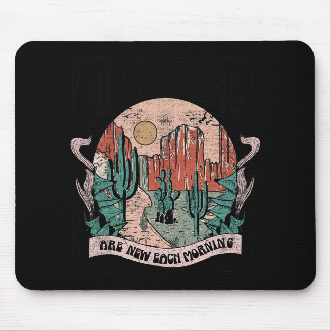 His Mercy Are New Every Morning Christian Design  Mouse Pad (Front)