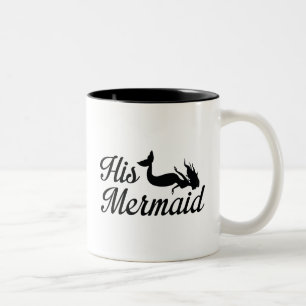 His Mermaid Two-Tone Coffee Mug