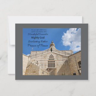 His Name is Wonderful Counselor Notecard