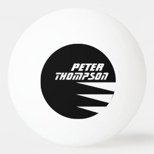 his name logo table-tennis ping-pong-ball ping pong ball