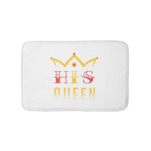 His Queen Bath Mat