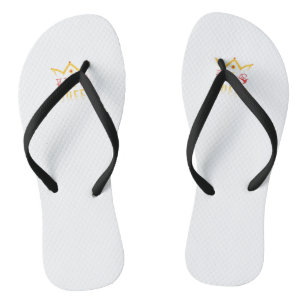 His Queen Flip Flops