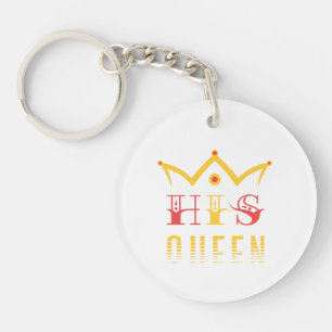 His Queen Keychain