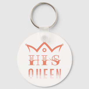His Queen Keychain