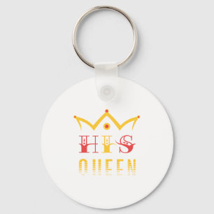 His Queen Keychain