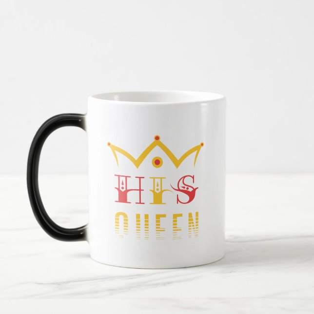 His Queen Magic Mug (Left)