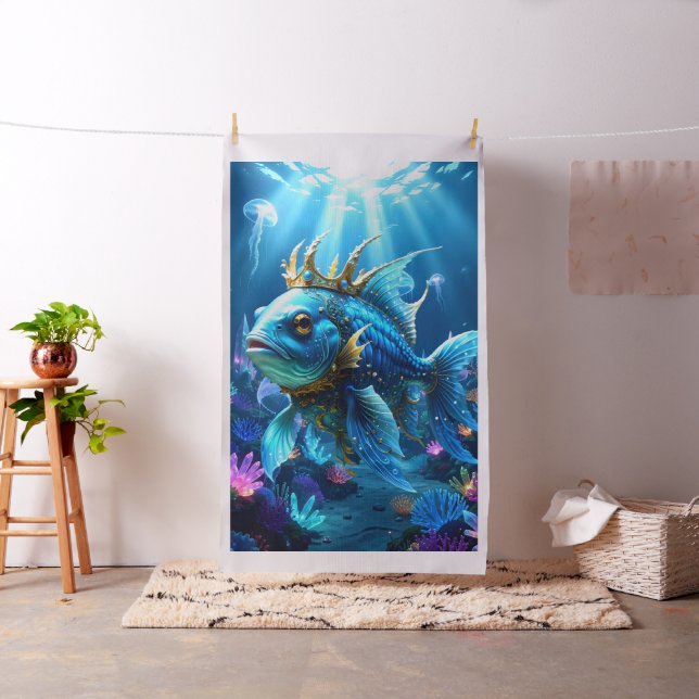 His Royal Fishness Fabric (In Situ)