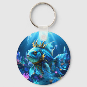 His Royal Fishness  Keychain