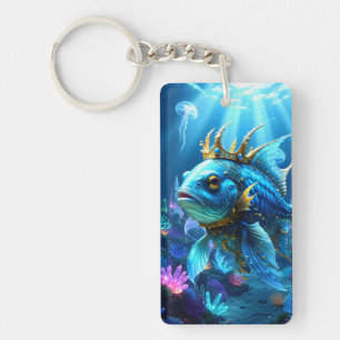 His Royal Fishness Keychain