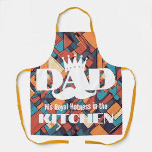 His Royal Hotness: The Geometric Dad Apron