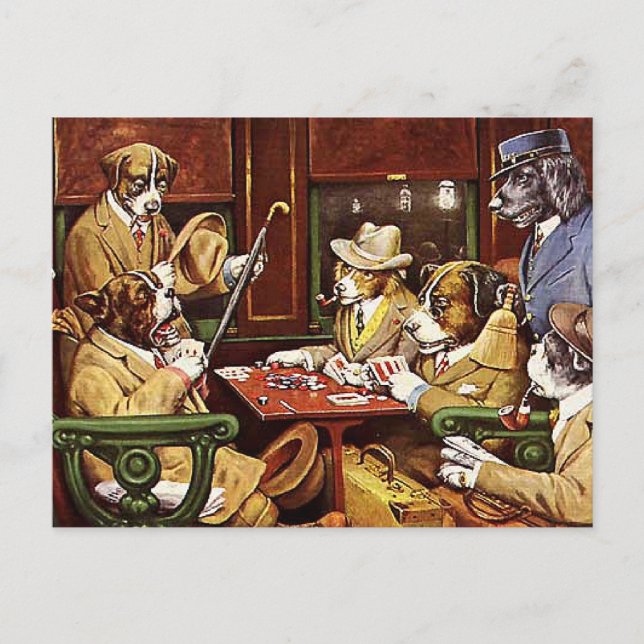 His Station and Four Aces, Postcard (Front)
