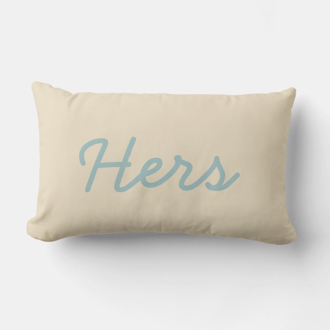 His Throw Pillow (Front)