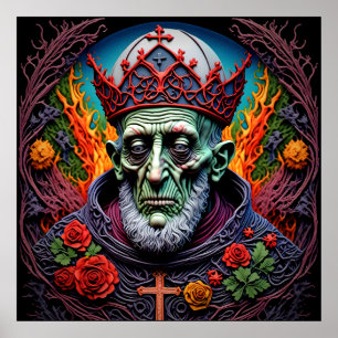 His Unholiness, Zombie Pope Poster