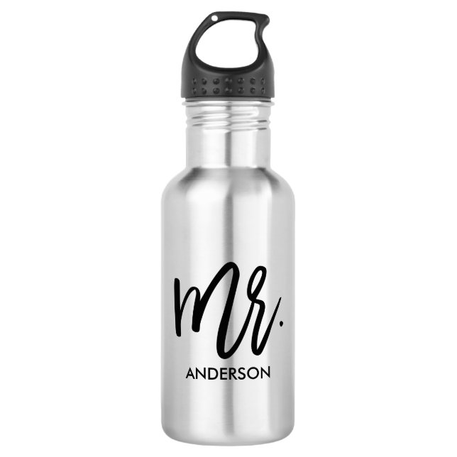 His Very Own Personalized 532 Ml Water Bottle (Front)