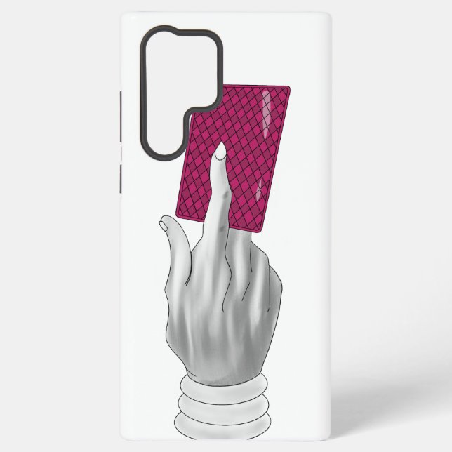 Hisoka’s hand with card samsung galaxy s22 ultra case (Back)