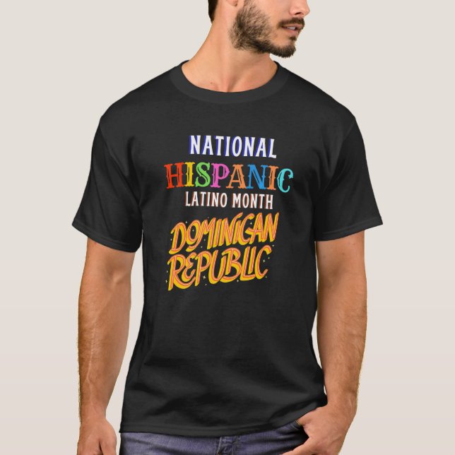 Hispanic Ceremony Month Prideful Latin Spanish Ami T-Shirt (Front)