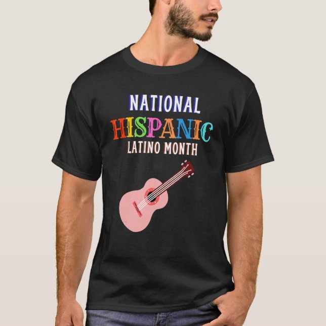 Hispanic Ceremony Month Prideful Latin Spanish Ami T-Shirt (Front)